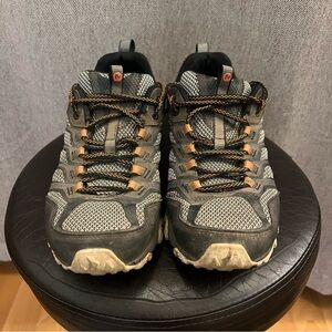 Merrell Vibram Trail Hiking Shoes Men’s 9.5 Black Gray